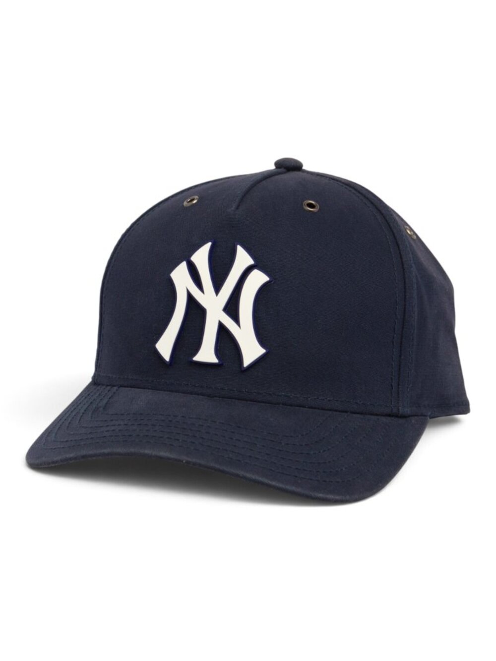New York Yankees NY White 3D Snapback Canvas Hat- Navy